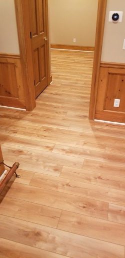Beautiful brown wood flooring